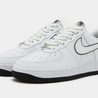 Nike Air Force 1 Low Branco Dupla virgula Branco/Preto