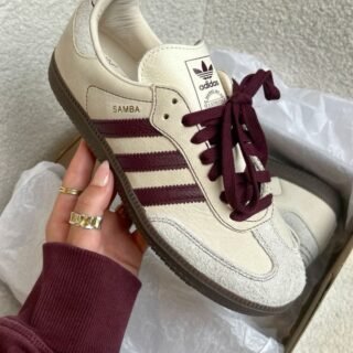 Adidas Samba Bege/Bordeaux